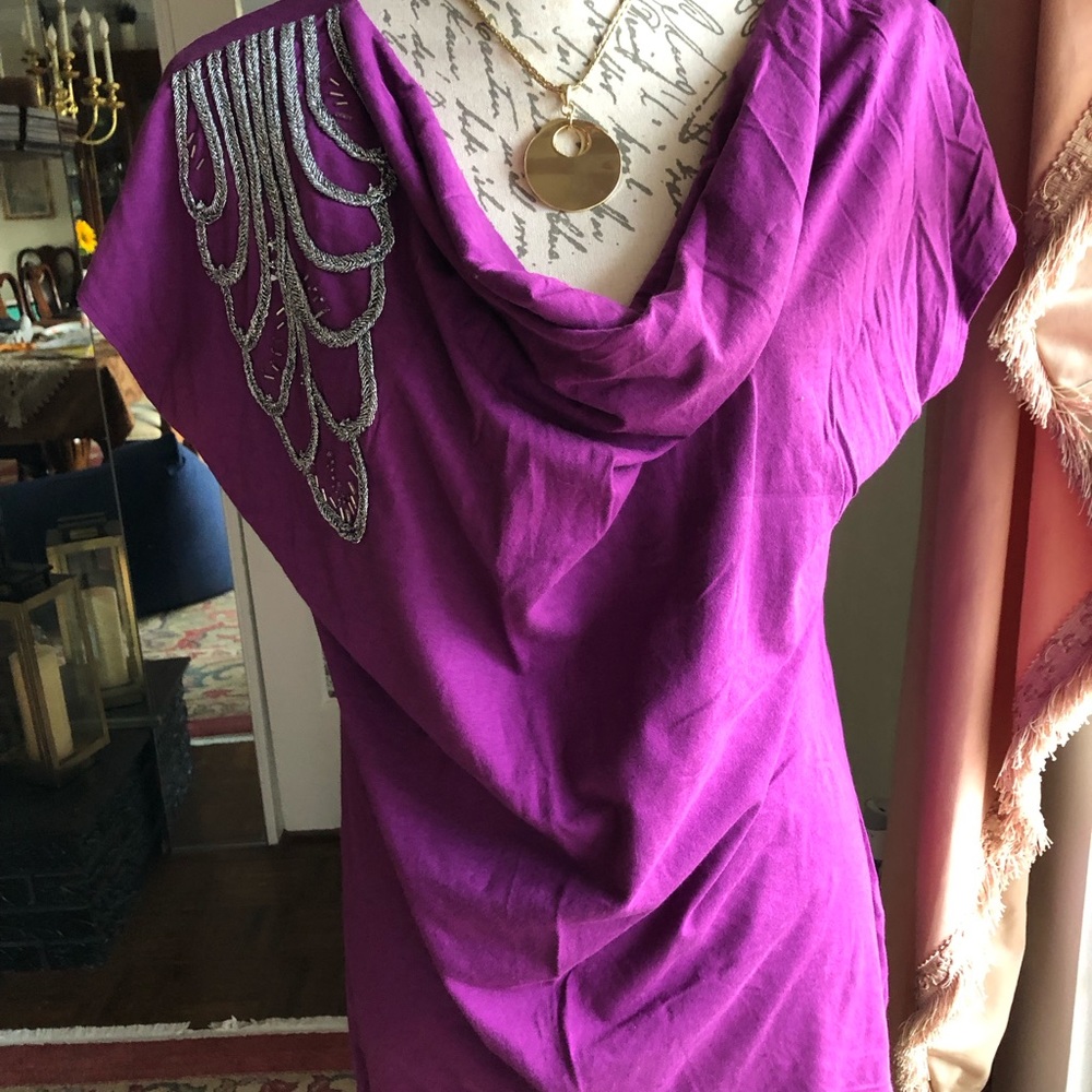MARINA LUNA FRONT DRAPED TOP